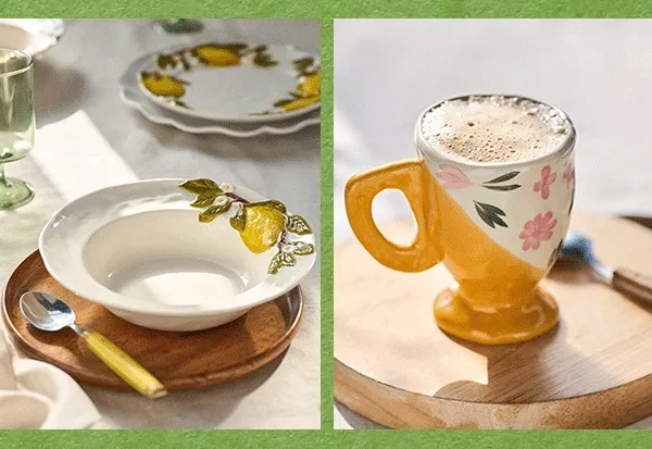 New kitchen dishes and accessories