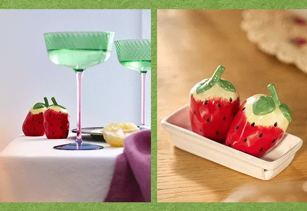 Strawberry and fruity home goods