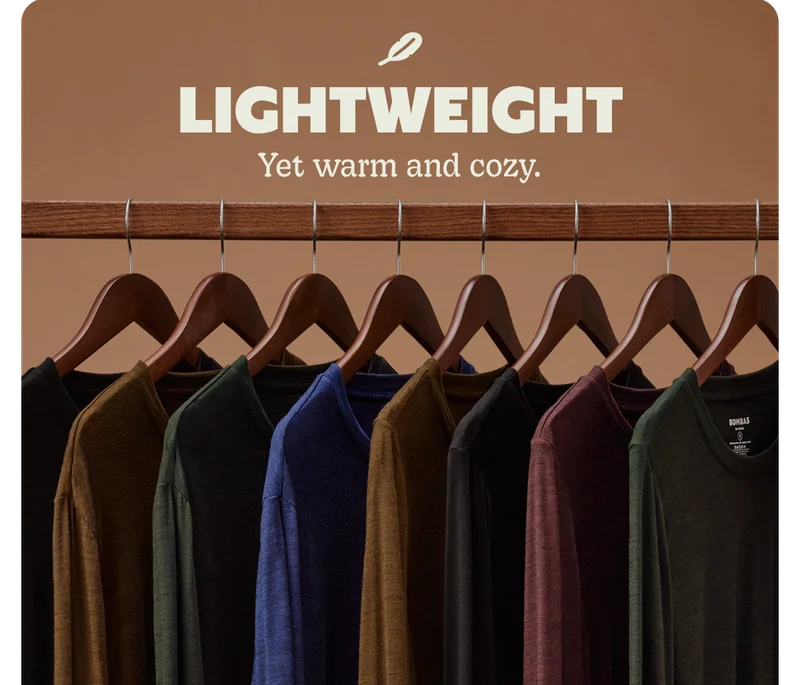 LIGHTWEIGHT | Yet warm and cozy.
