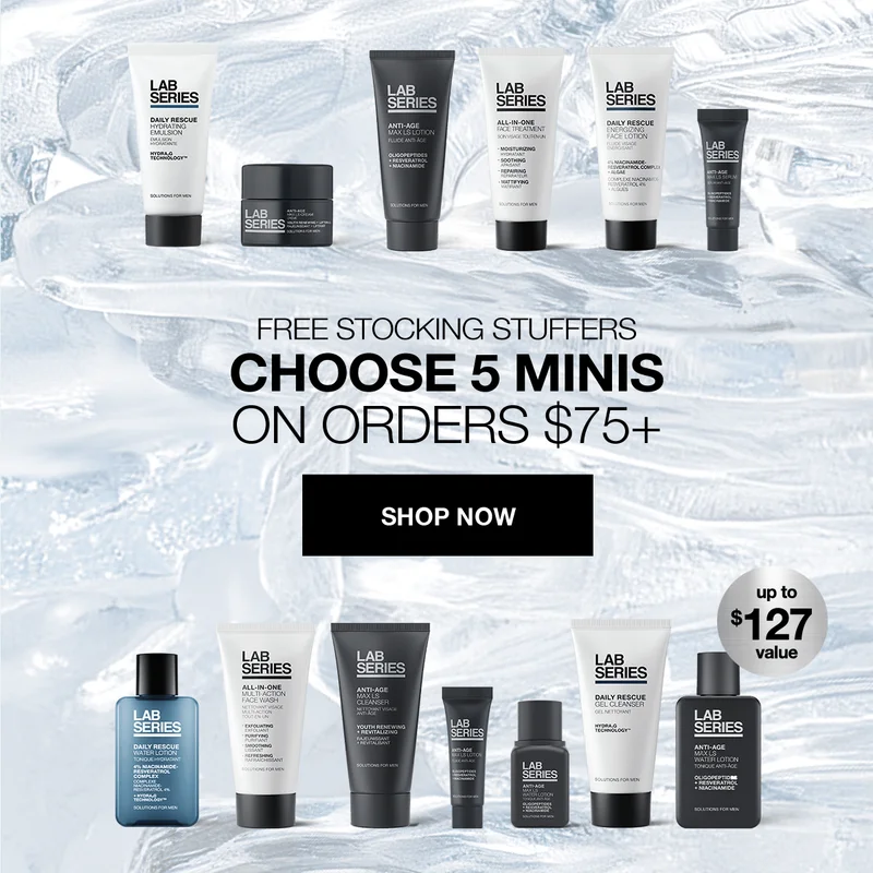 FREE STOCKING STUFFERS | CHOOSE 5 MINIS ON ORDERS $75+ | SHOP NOW | UP TO $127 VALUE