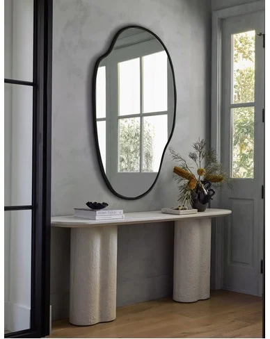Puddle Mirror by Sarah Sherman Samuel-Black / Large