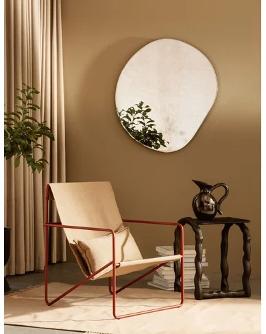 Pond Mirror by Ferm Living-Brass / Large