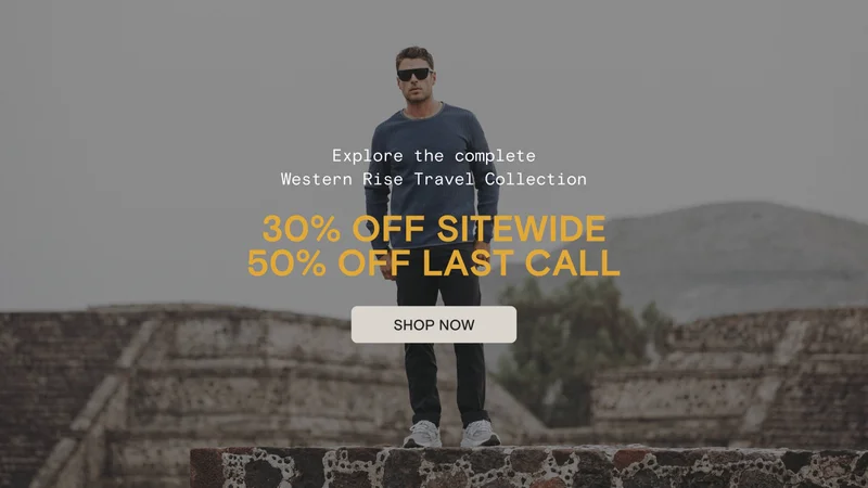 Explore the complete Western Rise Collection: 30% OFF SITEWIDE 50% OFF LAST CALL