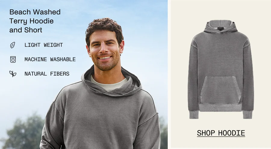 Beach Washed Terry Men's Hoodie