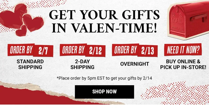 Get Your Gifts In Valen-Time