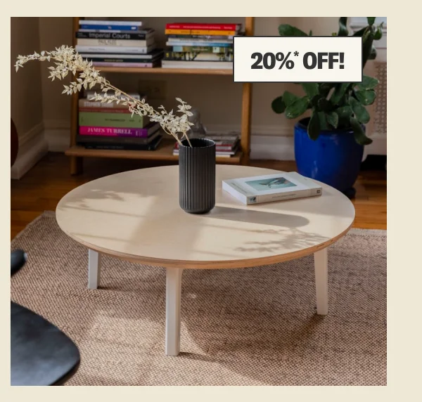 Save 20% on Tables