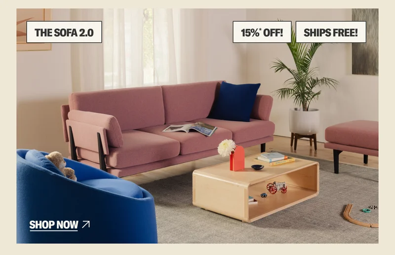 Save 15%* on The Sofa 2.0