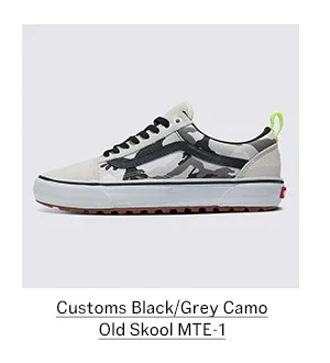 Customs Black/Grey Camo Old Skool MTE-1