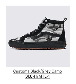Customs Black/Grey Camo Sk8-Hi MTE-1