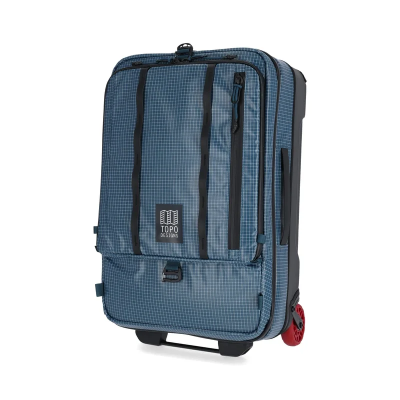 Apex Travel Roller Bag - Pond Blue Grid