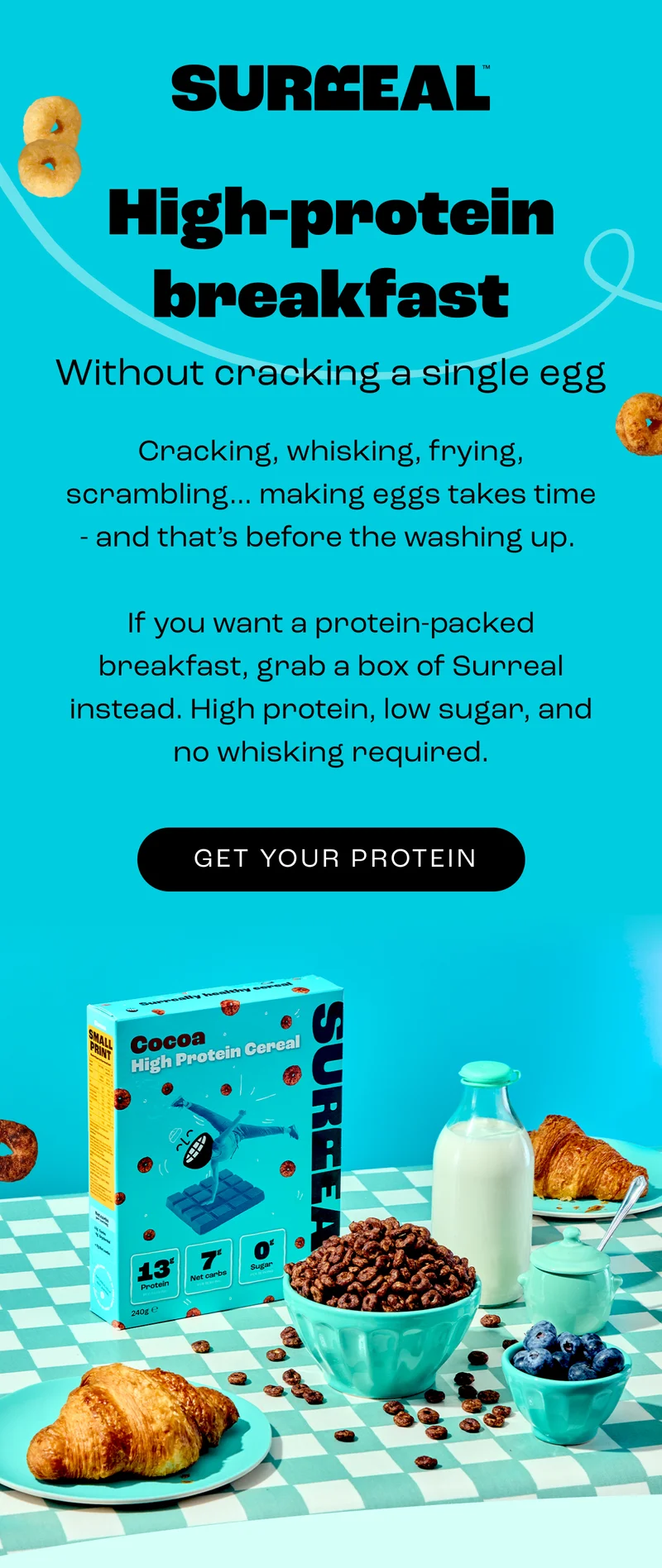 High protein breakfast without cracking a single egg