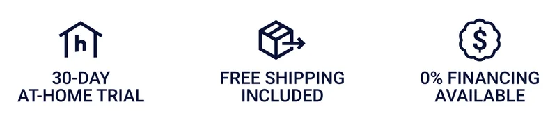 30-day at-home trial. Free shipping included. 0% financing available.