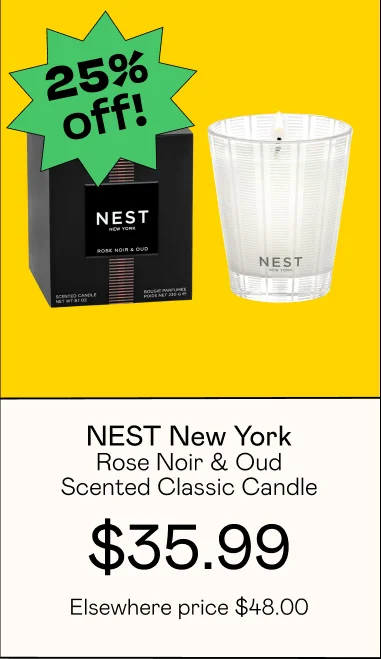 Rose Noir & Oud Scented Classic Candle
