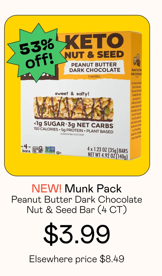 Peanut Butter Dark Chocolate Nut & Seed Bar (4 CT)