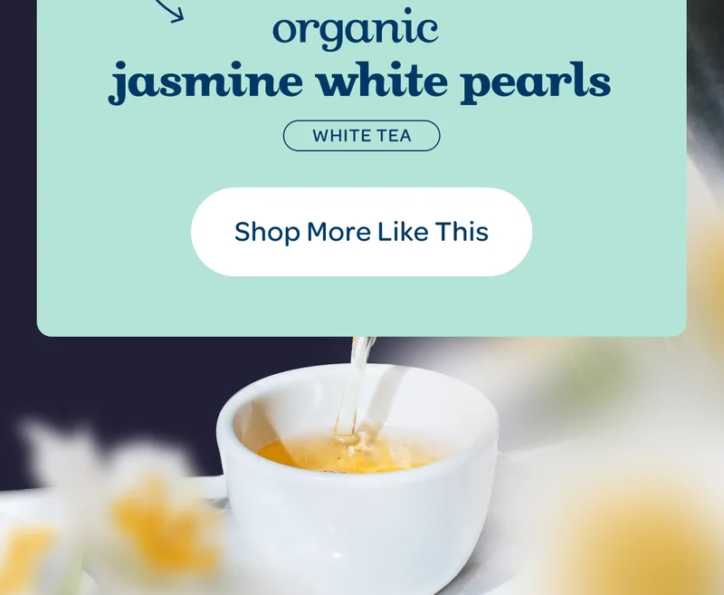 Organic jasmine white pearls, 30% off - Shop now