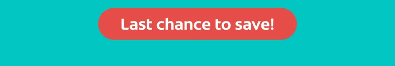 Last chance to save!