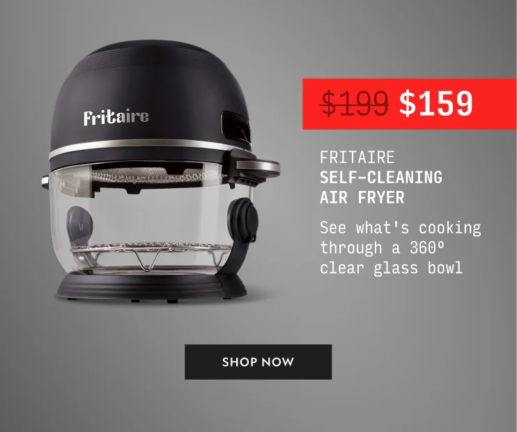 Self-Cleaning Transparent Air Fryer