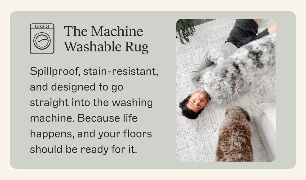 The Machine Washable Rug