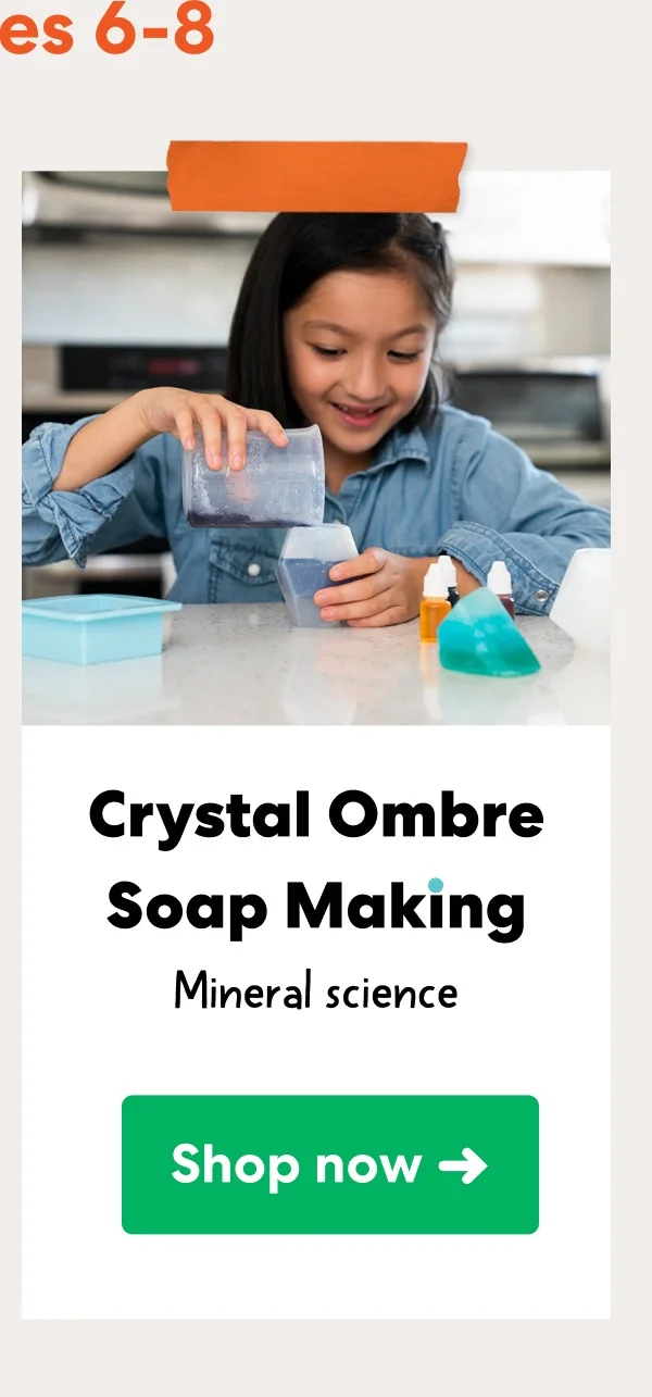 Crystal Ombre Soap Making