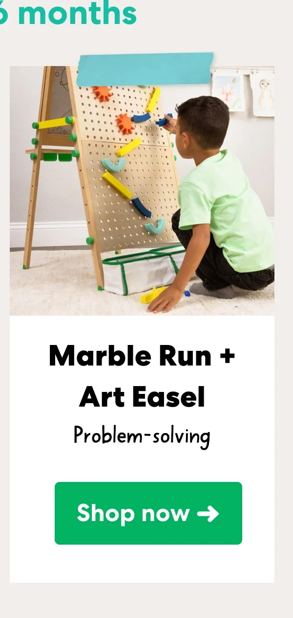 Marble Run + Art Easel