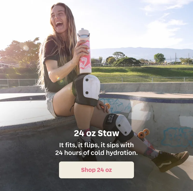 24 oz Straw. It fits, it flips, it sips with 24 hours of cold hydration. | Shop 24 oz