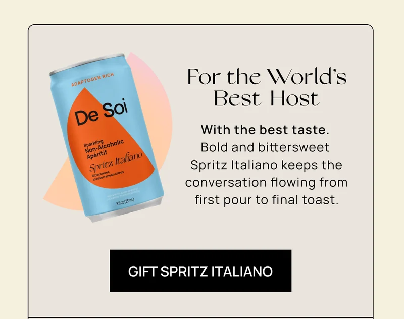 For the World’s Best Host | With the best taste. Bold and bittersweet Spritz Italiano keeps the conversation flowing from first pour to final toast.   | Gift Spritz Italiano