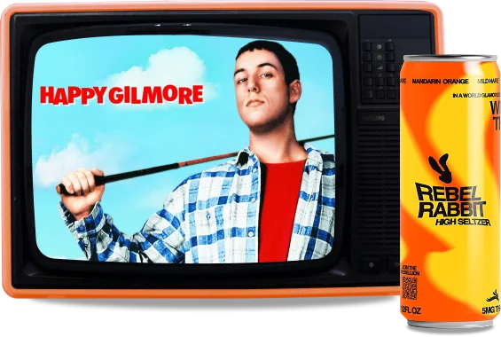 Happy Gilmore with a Mild Hare Mandarin Orange