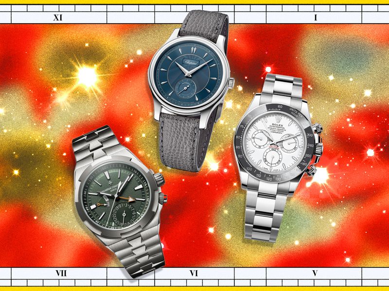 Image may contain: Wristwatch, Arm, Body Part, and Person