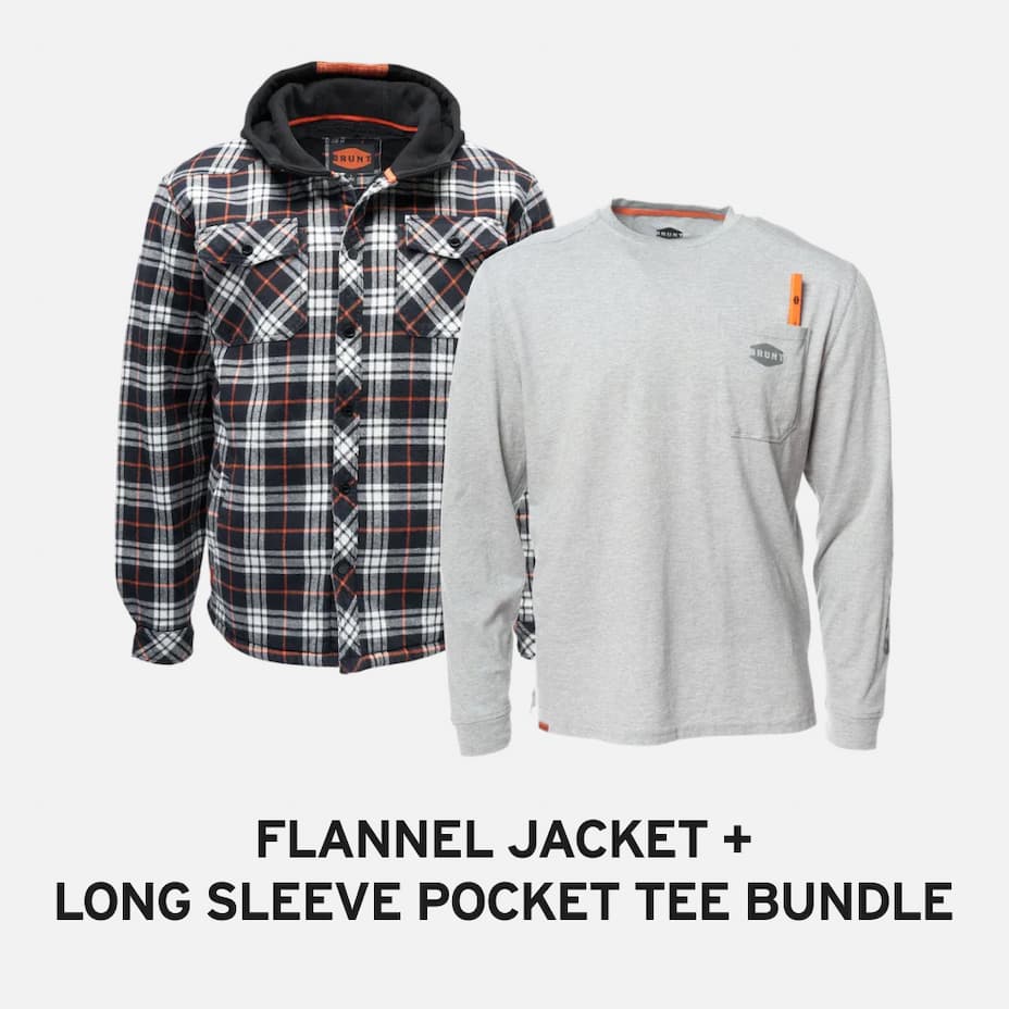 Flannel jacket + long sleeve