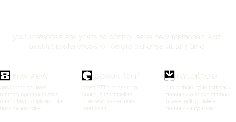 manage your memories
