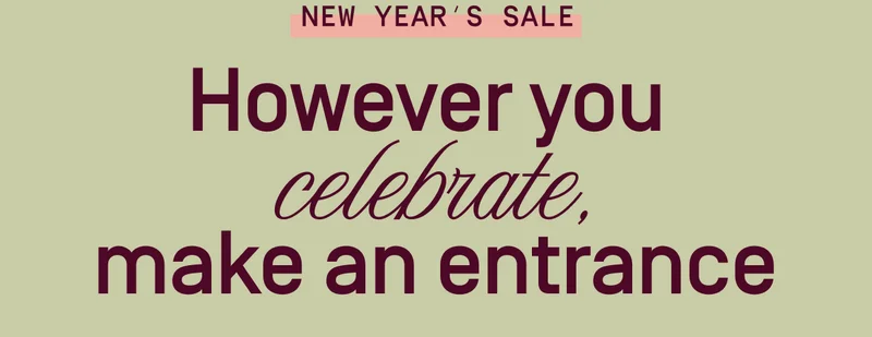 New Year's Sale