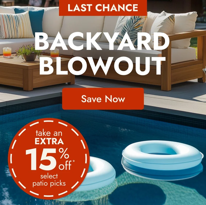 Backyard Blowout Ends TONIGHT!