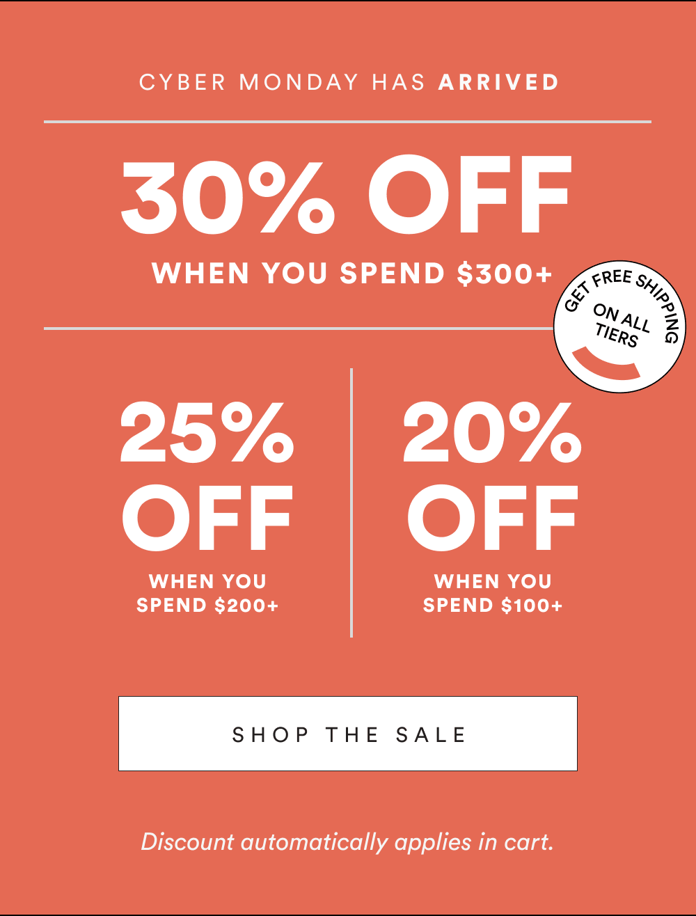 Cyber Monday Has Arrived [ Shop the Sale ]