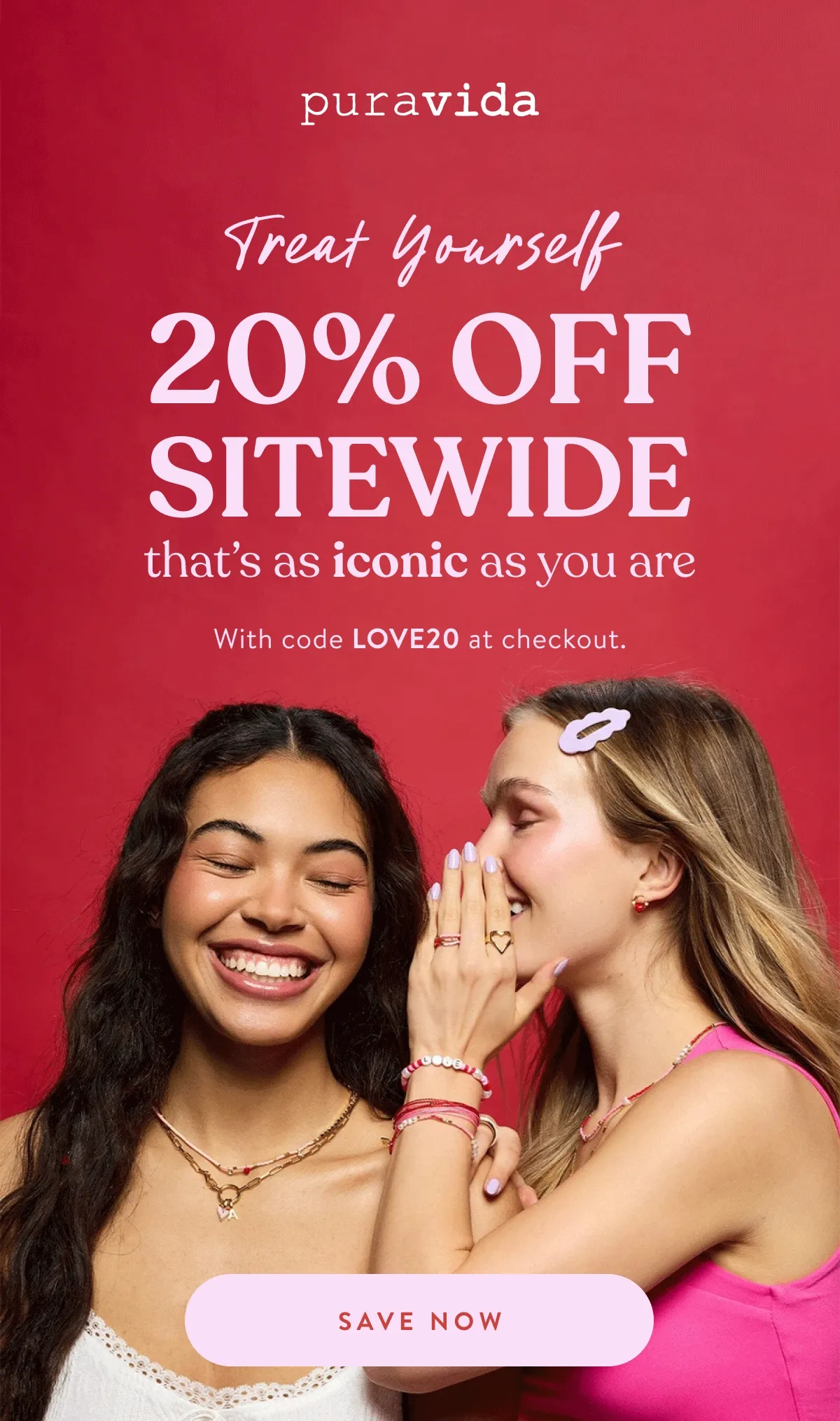 Treat Yourself to 20% Off Sitewide