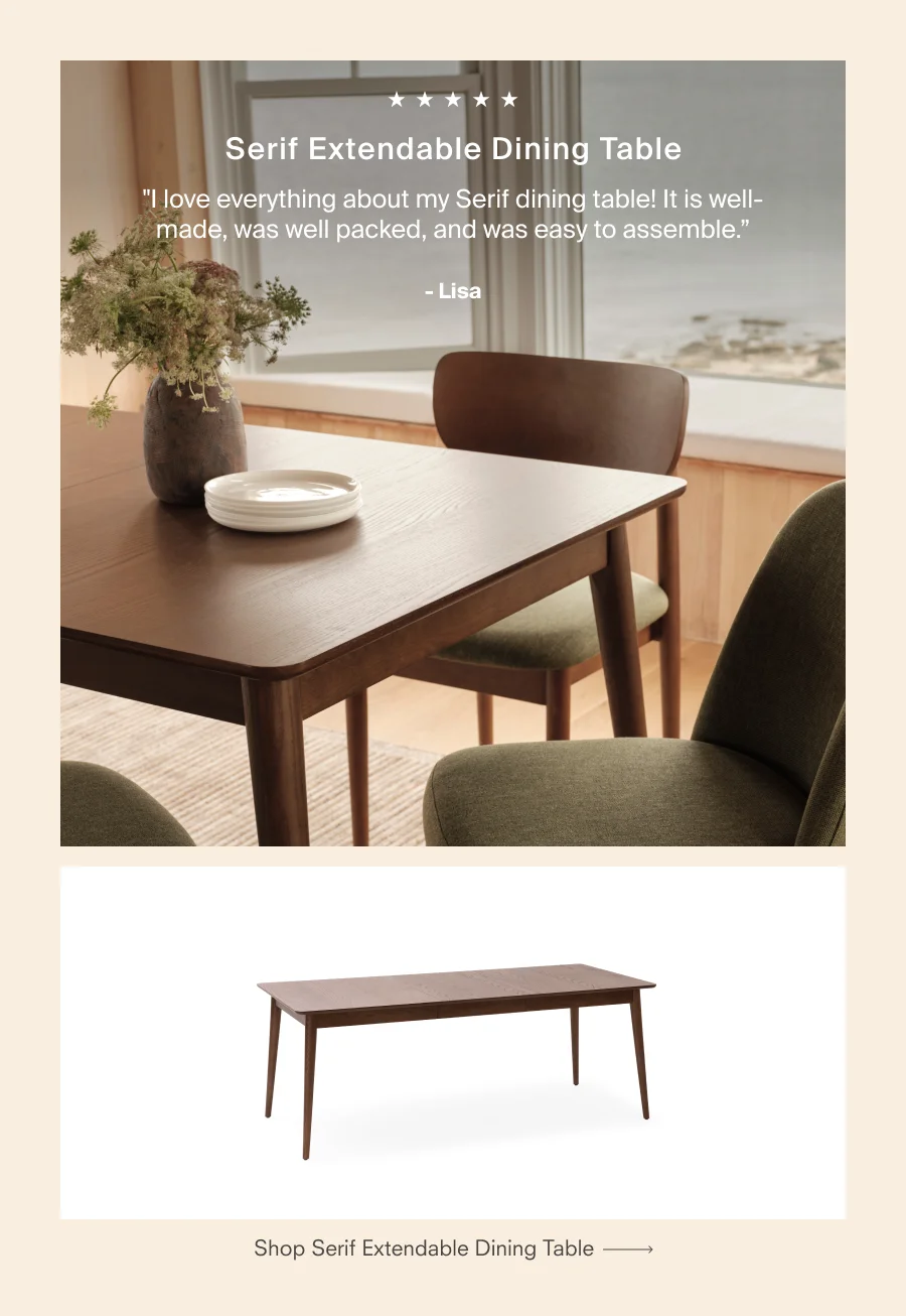 Shop Serif Extendable Dining Table