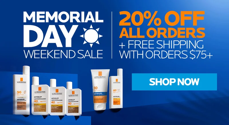 Shop Memorial Day Weekend Sale! 20% Off all orders + complimentary shipping with orders $75+
