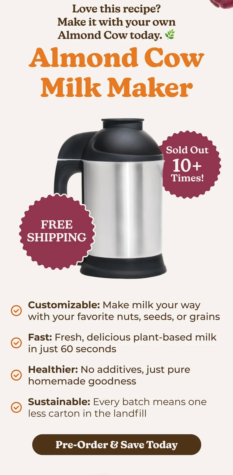 Almond Cow Milk Maker