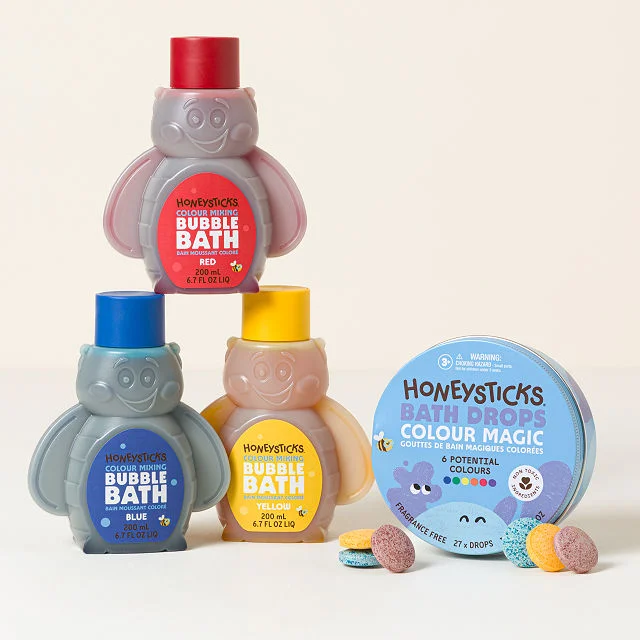 Magic Color Mixing Bath Bubbles or Fizzies