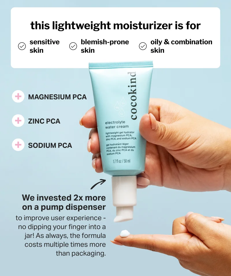 Introducing ELECTROLYTE WATER CREAM
