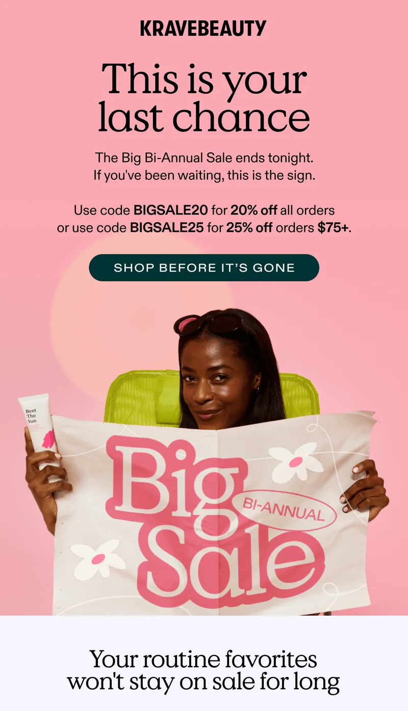 This is your last chance - shop before it's gone