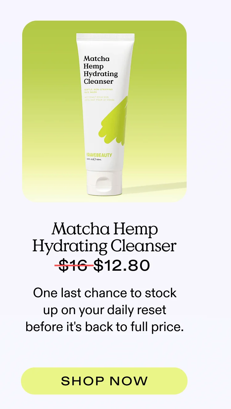 Matcha Hemp Hydrating Cleanser