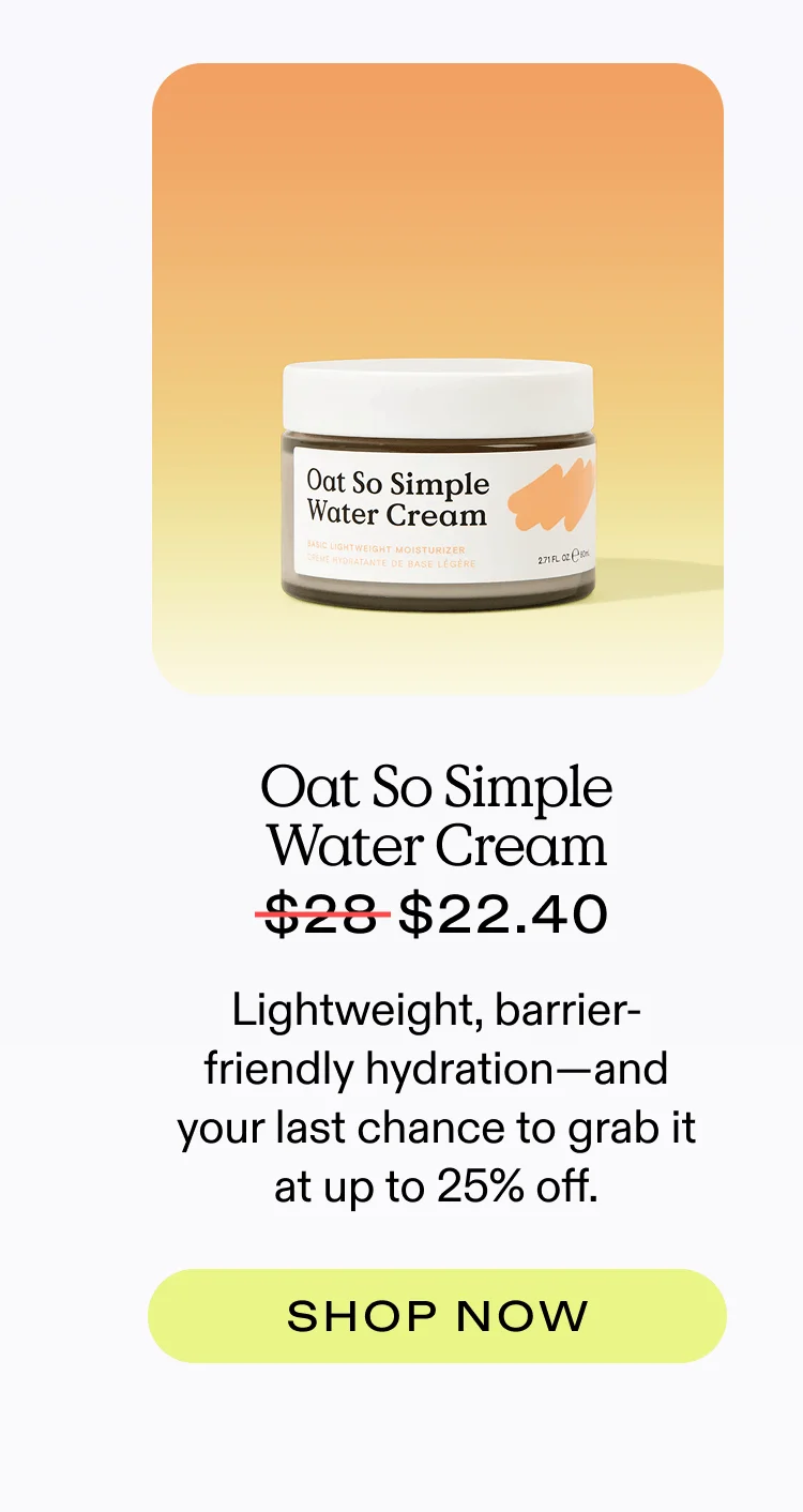 Oat So Simple Water Cream