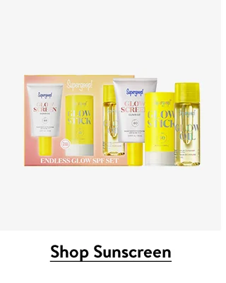 Supergoop! sunscreen set.