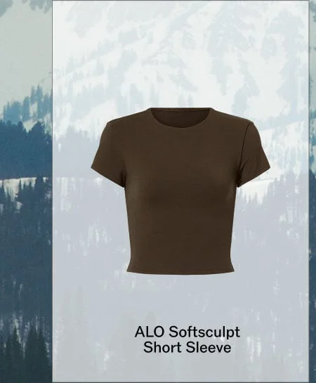 ALO SOFTSCULPT SHORT SLEEVE