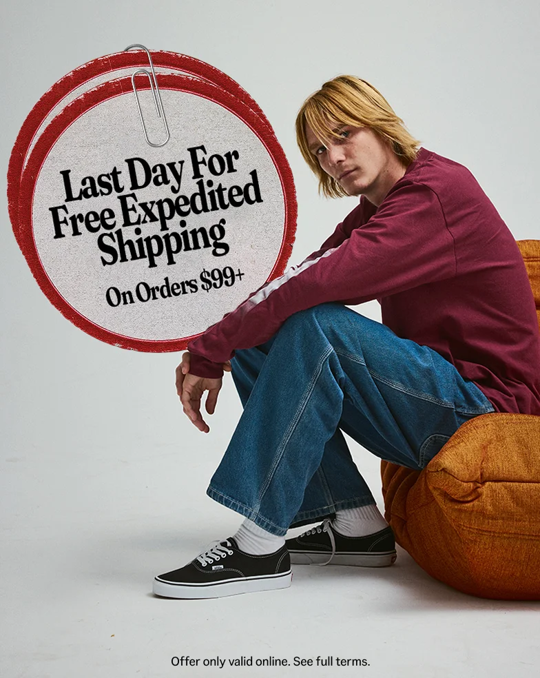 Last Day for Free Expedited Shipping