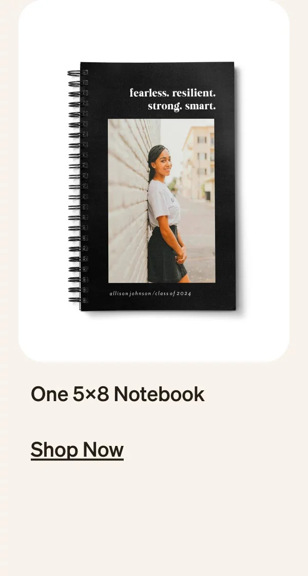 One 5x8 Notebook