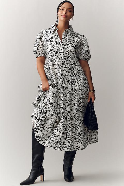 English Factory Petite Midi Shirt Dress