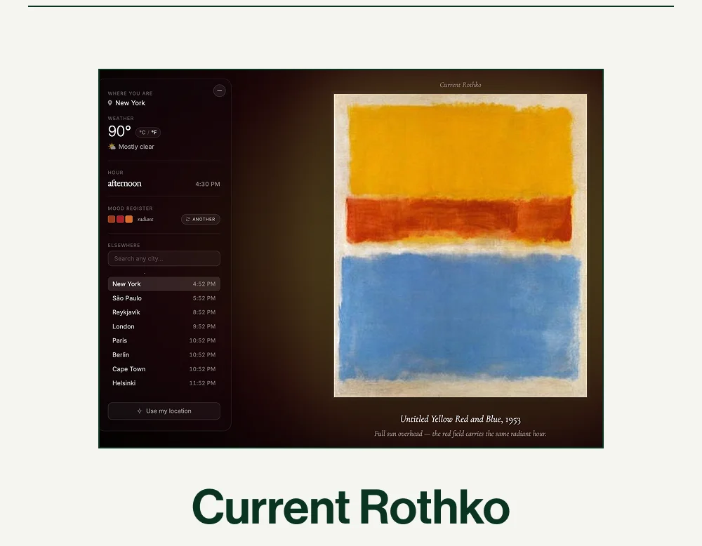 Current Rothko