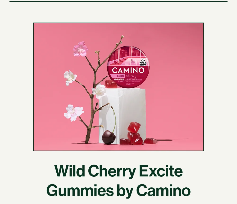 Wild Cherry Excite Gummies by Camino
