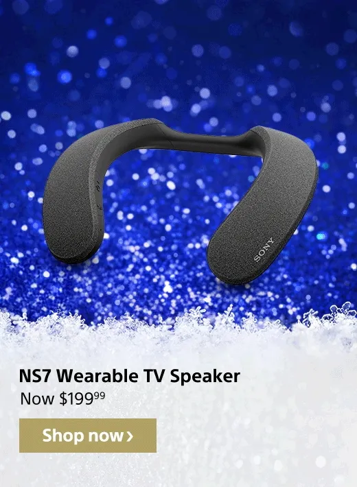 NS7 Wearable TV Speaker | Now $199.99 | Shop now
